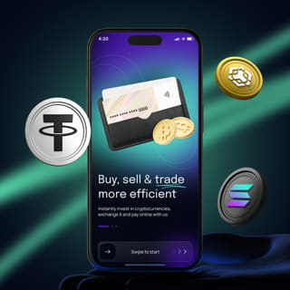 Mobile device showing the Yieldovex trading platform