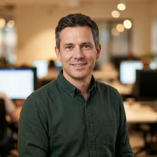 Profile image showing Daniel Carter, listed as Chief Technology Officer at Yieldovex